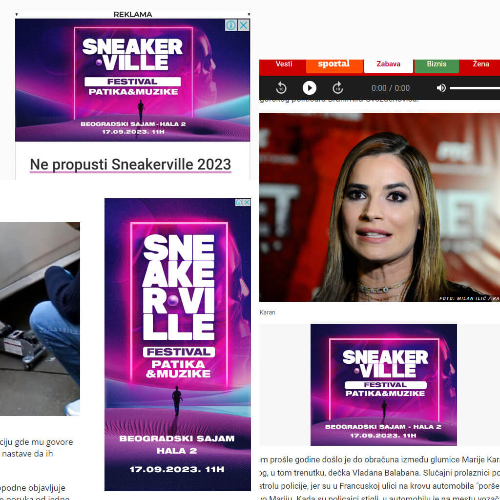 SneakerVille Digital Campaign on Google display network